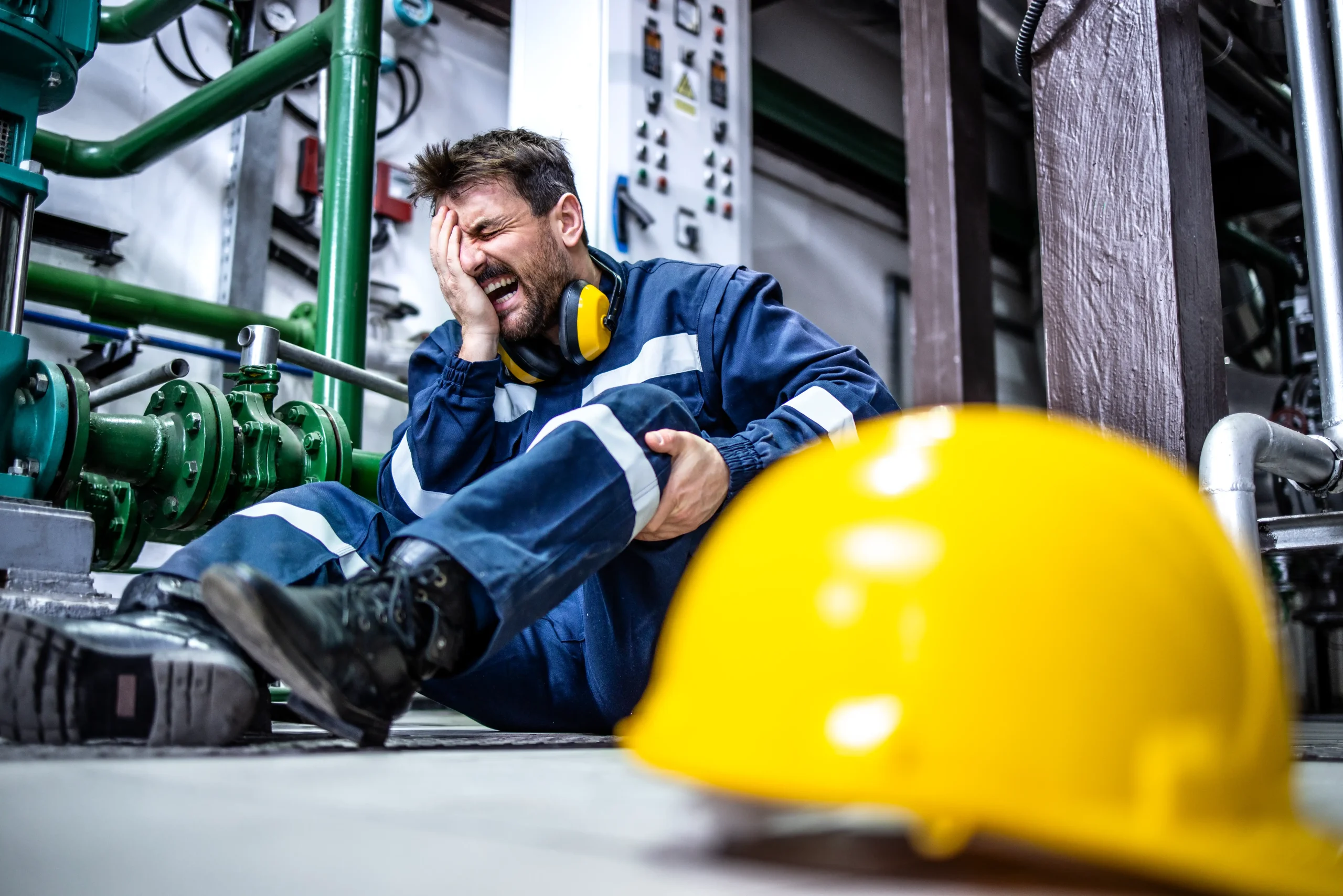 Worker who slipped on a wet floor – work injury treatment in Naperville